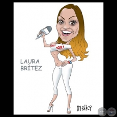 LAURA BRÍTEZ - Caricatura de MELKI